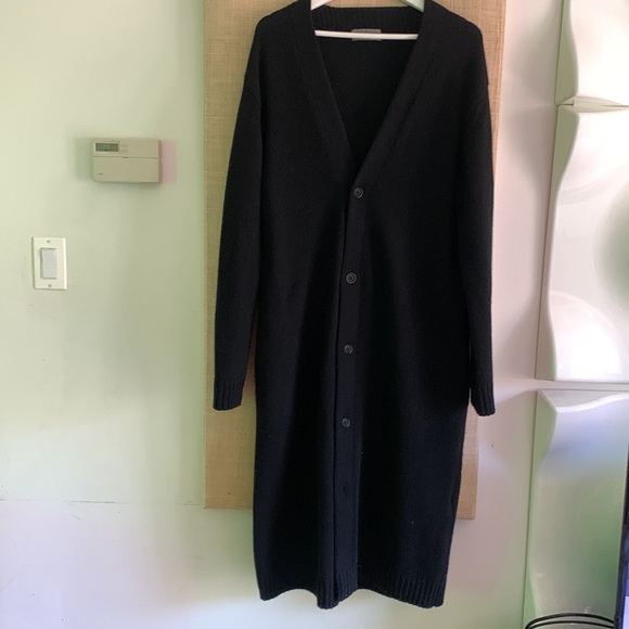 YOHJI YAMAMOTO 2018 pour Homme back print long cardigan - Picture 4 of 13